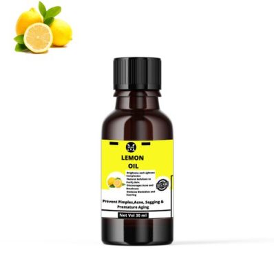 Lemon Oil - 30 ml Prevent Pimples,Acne, Sagging & Premature Aging