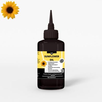 Sunflower Oil  60ml - 100% Pure,Protects,Repairs & Regenerate Skin/Hair