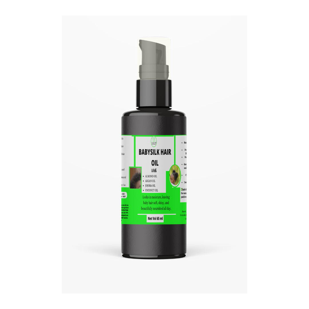 BabySilk Hair Oil - fragrance-free ,helps prevent dryness, reduce breakage, and restore natural shine