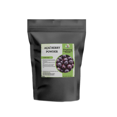 Acai Berry Powder -Packed with antioxidants for skin and aging support.