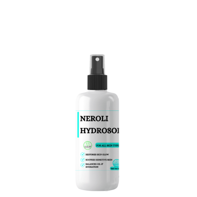 Neroli Hydrosol Mist Spray -Restores skin glow,Balances oil and hydration