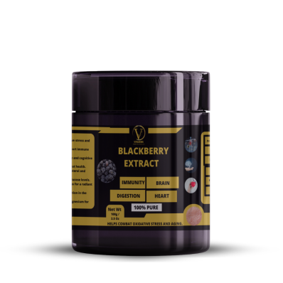 Blackberry Extract Powder - 100% Pure, Slows Aging,Supports Memory,Reduce Cholesterol,Balances Glucose Levels.
