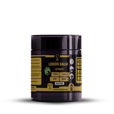 Lemon Balm Extract Powder - 100% Pure,Reduces Anxiety,Promotes Relaxation,Improves Sleep,Decreases Restlessness