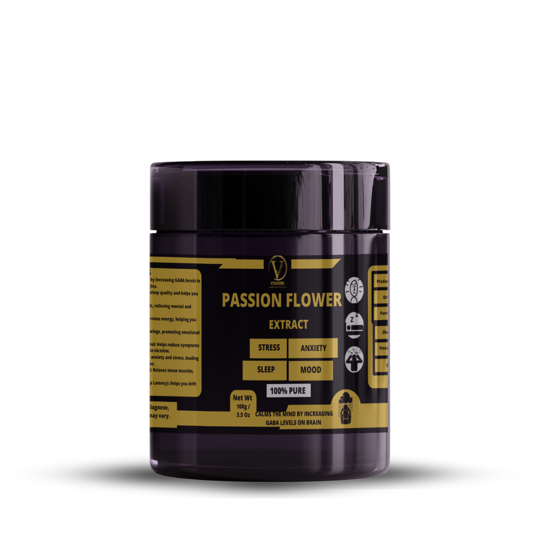 Passion Flower Extract Powder - 100% Pure,,Promotes Relaxation,Reduces Anxiety,Improves Sleep,Decreases Restlessness