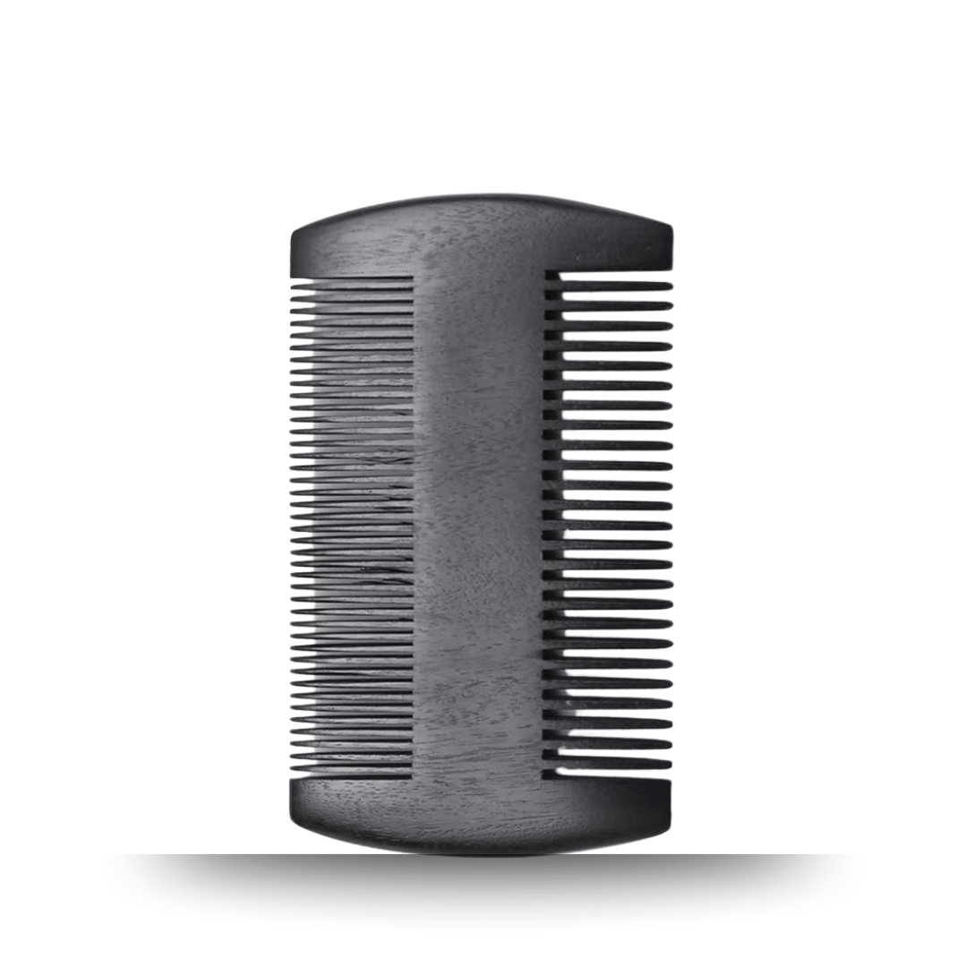 Anti-Static Beard Comb - Smooth. Tangle-Free. Effortlessly Sharp. 1 Mekis Anti-Static Beard Comb for detangling and evenly distributing oil and balm