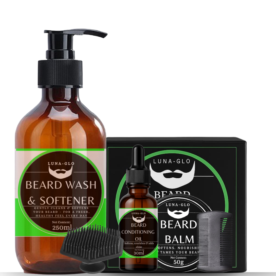 Complete Beard Care Kit - Full beard care for soft, healthy, and masculine-looking facial hair 1 Complete Beard Care Kit