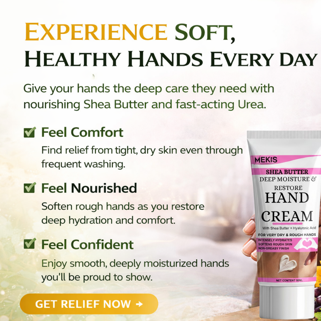 Shea Butter Deep Moisture & Restore Hand Cream - Deeply hydrates dry hands ,Softens rough, cracked skin 4 Shea Butter Deep Moisture & Restore Hand Cream - Deeply hydrates dry hands ,Softens rough, cracked skin - Image 4