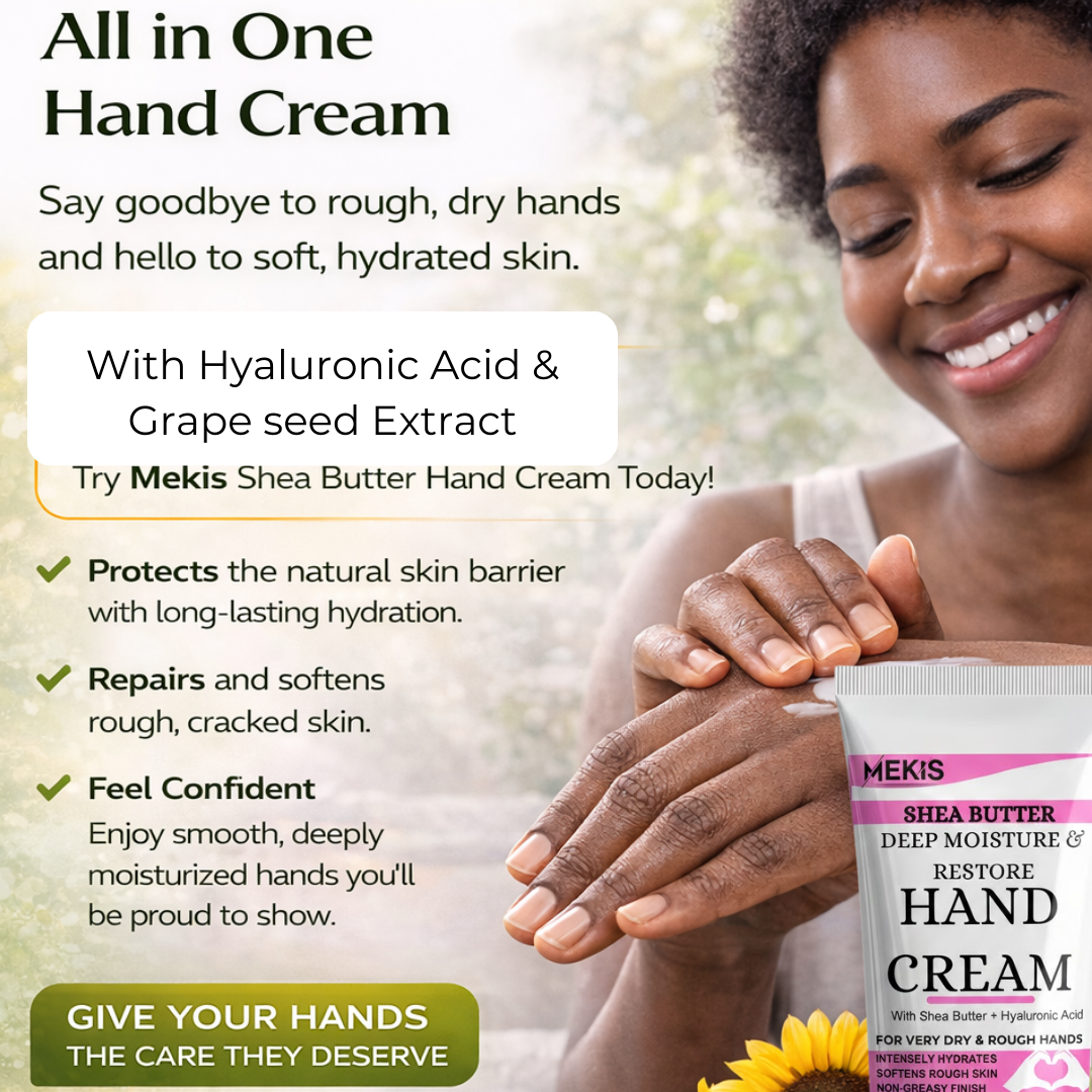 Shea Butter Deep Moisture & Restore Hand Cream - Deeply hydrates dry hands ,Softens rough, cracked skin 5 Shea Butter Deep Moisture & Restore Hand Cream - Deeply hydrates dry hands ,Softens rough, cracked skin - Image 5