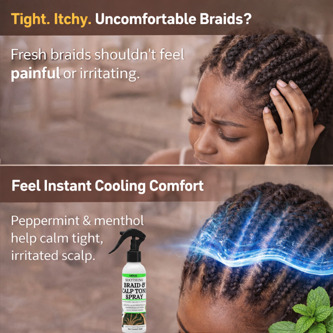 Soothing Braid & Scalp Tonic Spray - Helps calm itchy & Irritated scalp ,Keeps braids fresh between washes 2 Soothing Braid & Scalp Tonic Spray - Helps calm itchy & Irritated scalp ,Keeps braids fresh between washes - Image 2