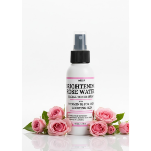 Home 10 Brightening Rose Water + Vitamin B3 + Glycerine Facial Toner - Hydrates and refreshes skin , Supports brighter, even tone