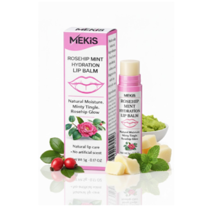 Home 6 Rosehip Mint Hydration Lip Balm - Natural Moisture. Minty Tingle. Rosehip Glow.
