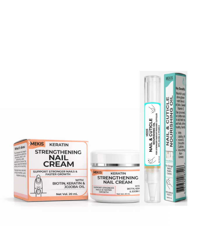 Keratin Nail Cream + Nourishing Cuticle Oil Pen -