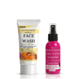 Natural Glow Face Wash + Brightening Rose Water Toner -