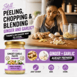 Ginger Garlic Paste - Kitchen ready,Skip the peeling, chopping and blending