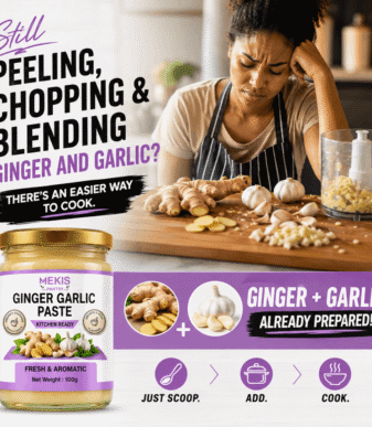 Ginger Garlic Paste - Kitchen ready,Skip the peeling, chopping and blending