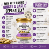 Ginger Garlic Paste - Kitchen ready,Skip the peeling, chopping and blending