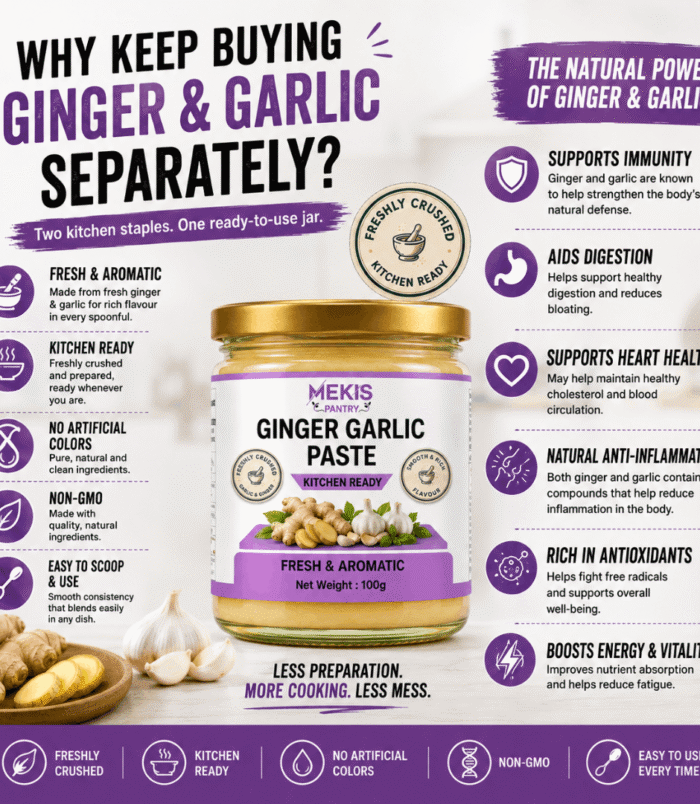 Ginger Garlic Paste Ginger Garlic Paste - Kitchen ready,Skip the peeling, chopping and blending