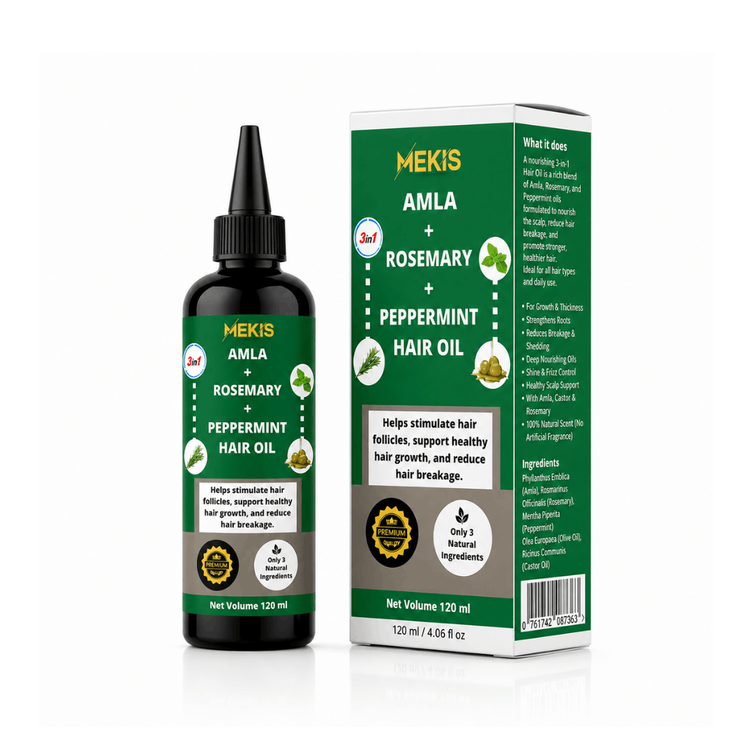 Amla + Rosemary + Peppermint Hair Oil Amla + Rosemary + Peppermint Hair Oil