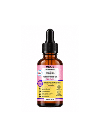 3-in-1 Jojoba + Argan + Rosehip Seed Face Oil -