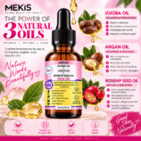 3-in-1 Jojoba + Argan + Rosehip Seed Face Oil -