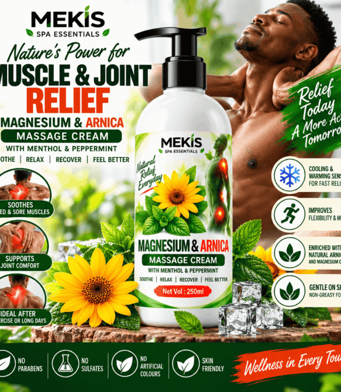 Magnesium oil & Arnica Massage Cream - Magnesium oil & Arnica Massage Cream -
